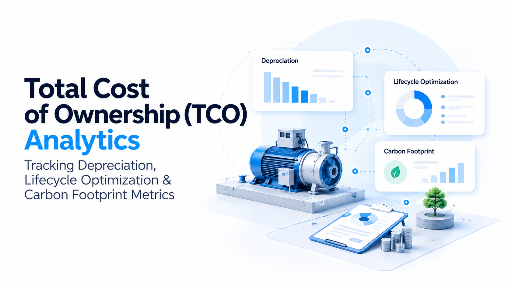 Total Cost of Ownership (TCO) Analytics: Tracking Depreciation, Lifecycle Optimization, and Carbon Footprint Metrics